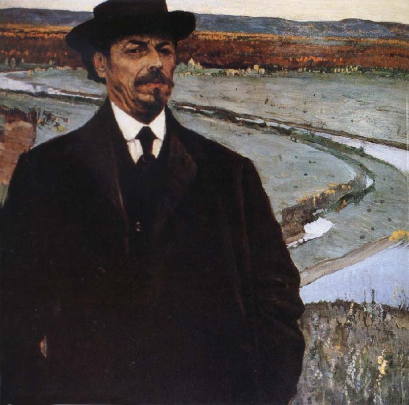 Nesterov Nikolai Stepanovich Self-Portrait oil painting image